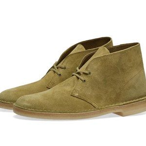 Clarks Desert Boots - Khaki Suede